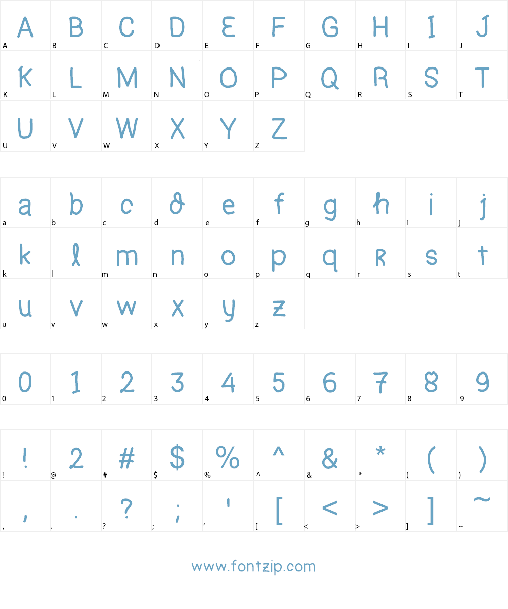 HF Font Character